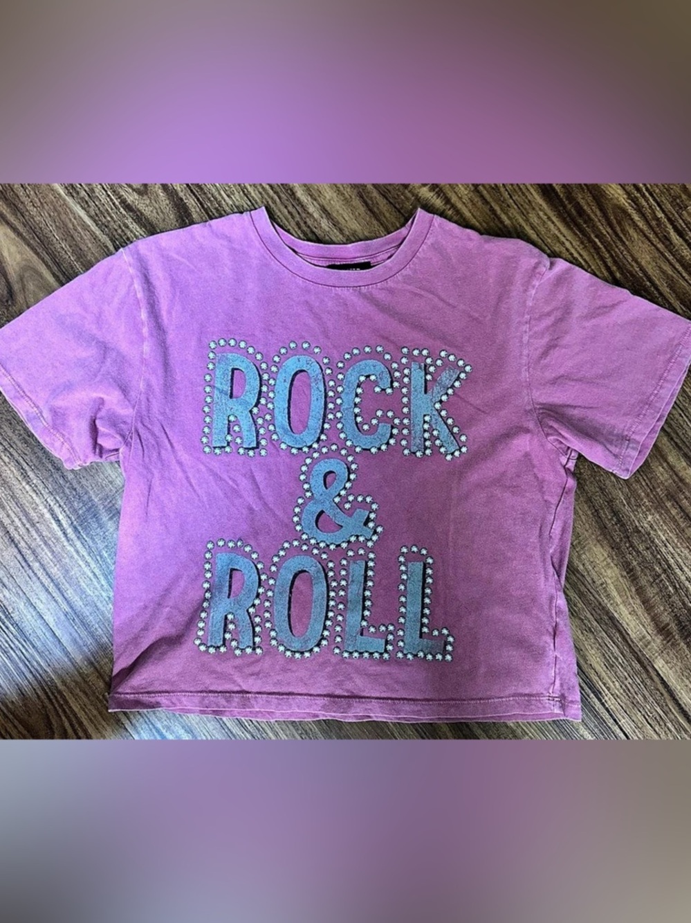 Zutter Rock & Roll Graphic Tee Pink